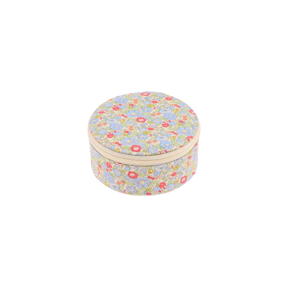 Bon Dep smykkeskrin m. Liberty print - Betsy Ann Light Blue