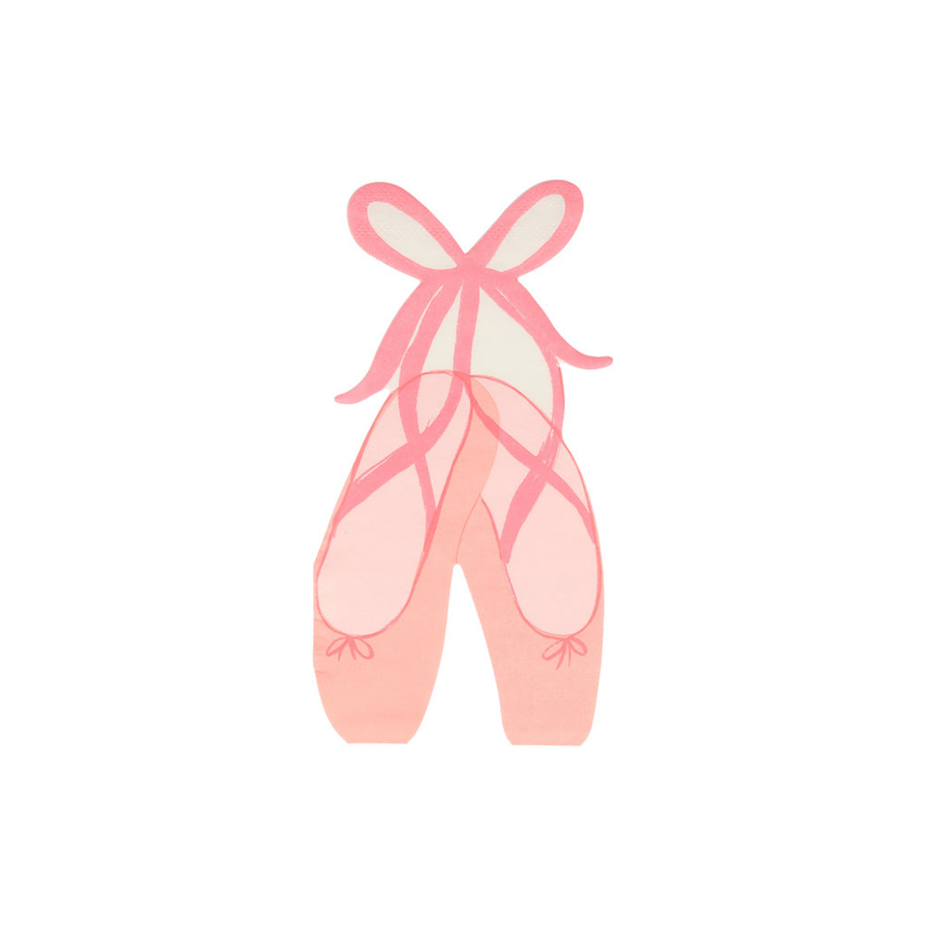 Meri Meri servetter, Ballerina, Balettskor - 16 st