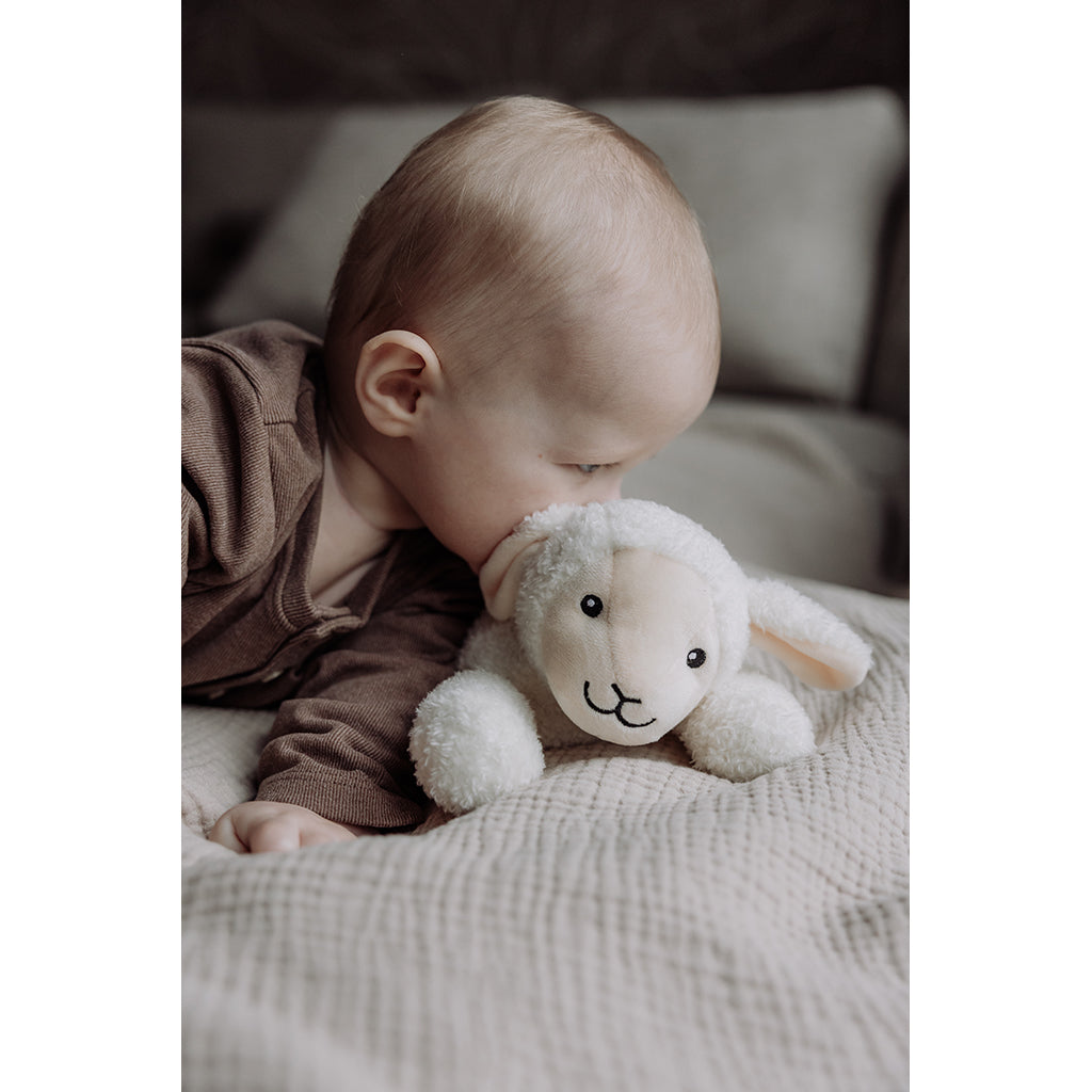 Flow Amsterdam Hjertelydsbamse med uppladdningsbart batteri, Rosie beige