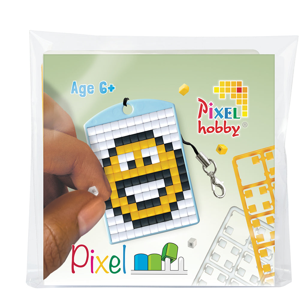 Pixelmosaik startset, nyckelring - Emoji