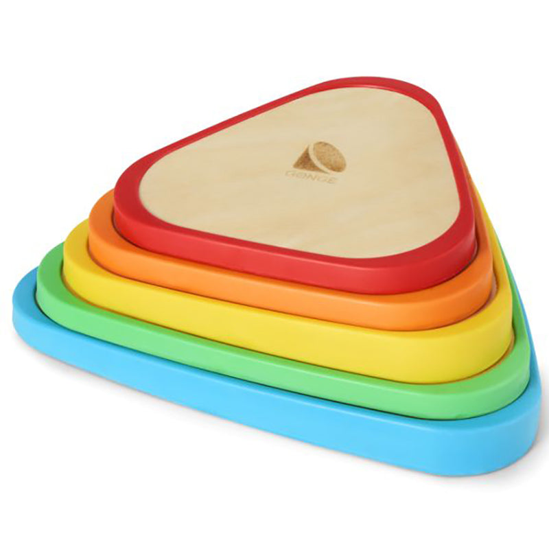 Gonge Wooden River Stones – Balancesten i træ, 5 stk.