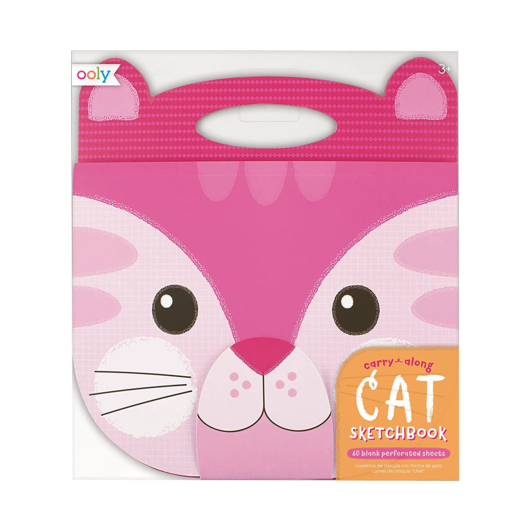 Ooly Skitseblok - Carry Along Kat 23x18 cm