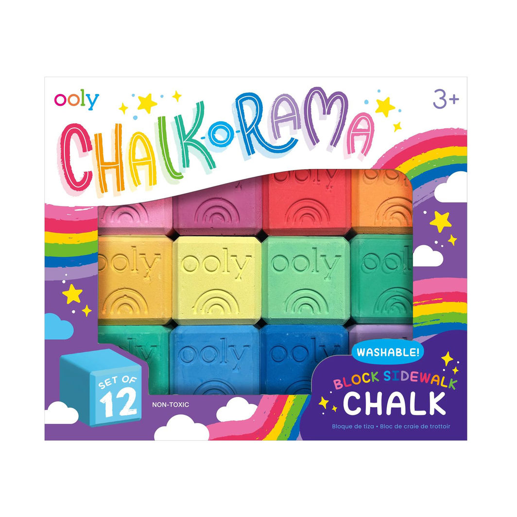 Ooly Gadekridt 12 stk - Chalk-O-Rama Block