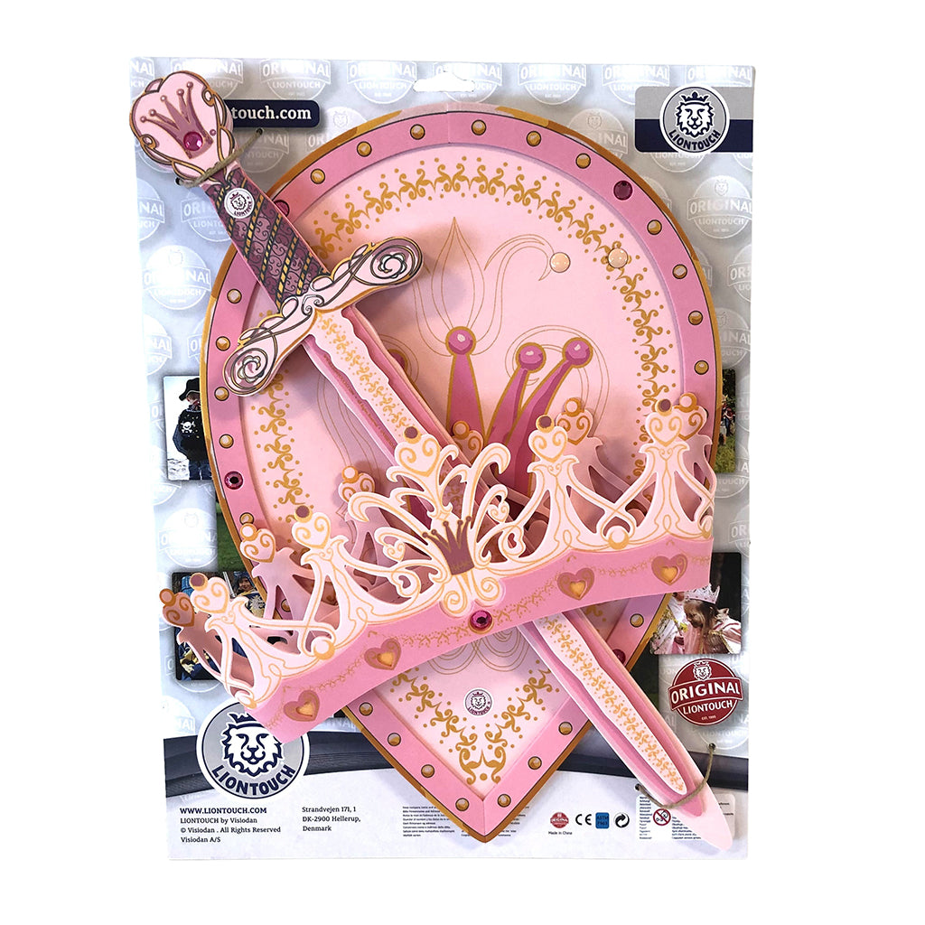 Liontouch Drottningset med krona, sköld och svärd, Queen Rosa