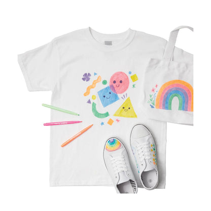 Ooly Tekstil tuscher 12 stk, Doodlers