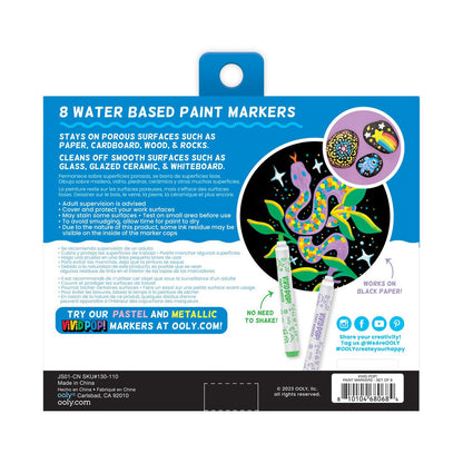 Ooly Akryl tuscher 8 stk - Vivid Pop Classic