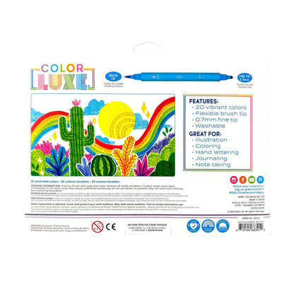 OOLY Tuschpen 20 stk, Dobbeltsidet - Color Luxe