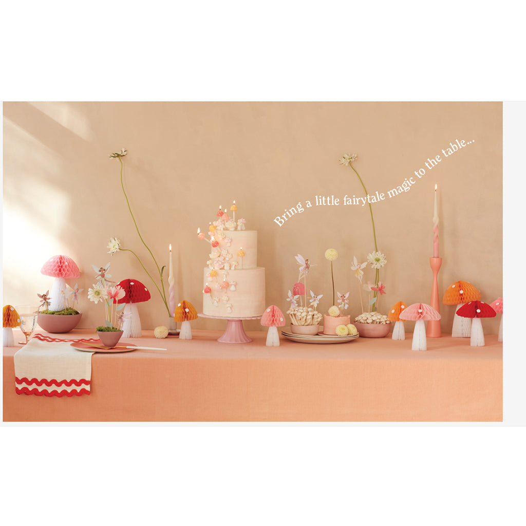 Meri Meri rispapperlykta, Mushroom, 3-pack - UTAN LJUSKÄLLA