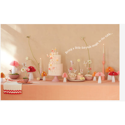 Meri Meri rispapperlykta, Mushroom, 3-pack - UTAN LJUSKÄLLA