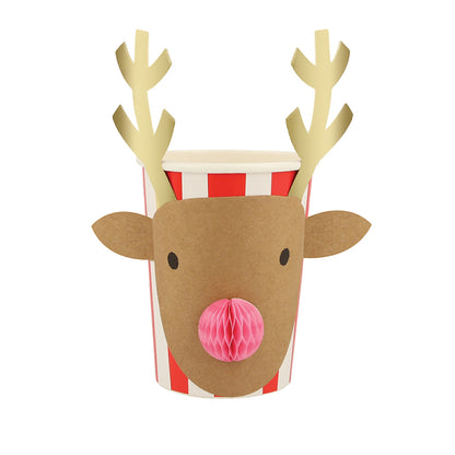 Meri Meri pappersmuggar, Christmas honeycomb – 8 st