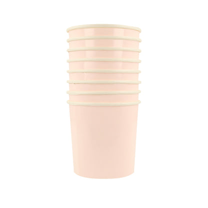 Meri Meri pappersmuggar, Cotton candy - 8 st
