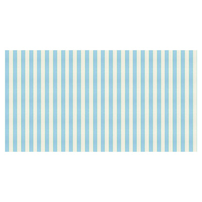 Meri Meri pappersduk, Pale blue stripe - 259 x 137 cm