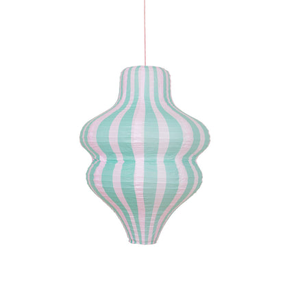 Meri Meri papperslanternor, Stripy lanterns, 3-pack - UTAN LJUSKÄLLA