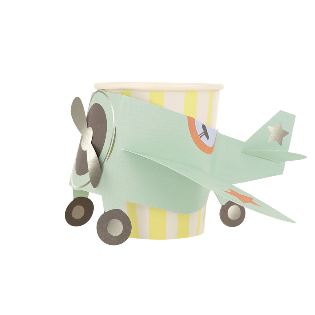 Meri Meri pappersmuggar, Plane cups – 8 st