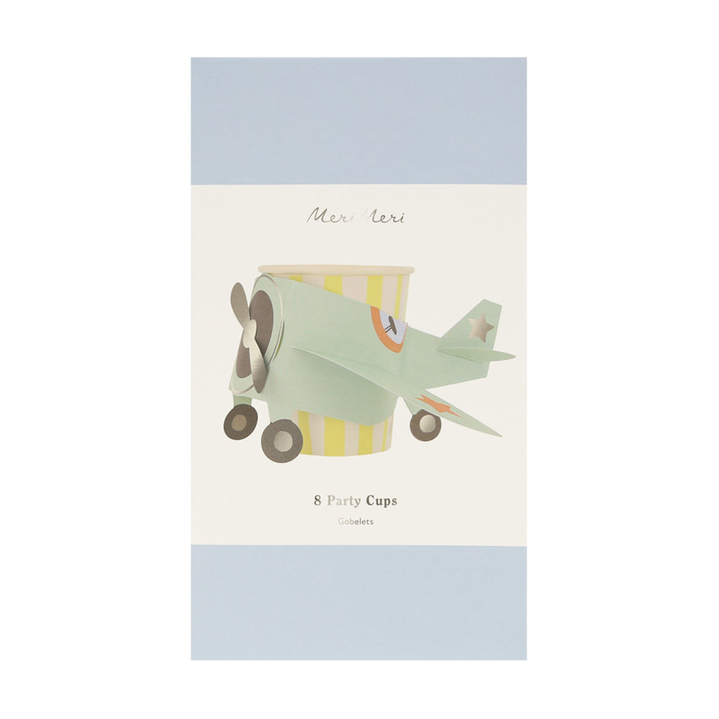 Meri Meri pappersmuggar, Plane cups – 8 st