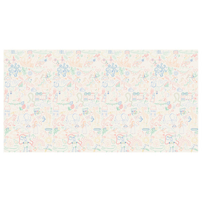 Meri Meri pappersduk, Färgläggningsaktivitet, måla på duk - 238 x 127 cm