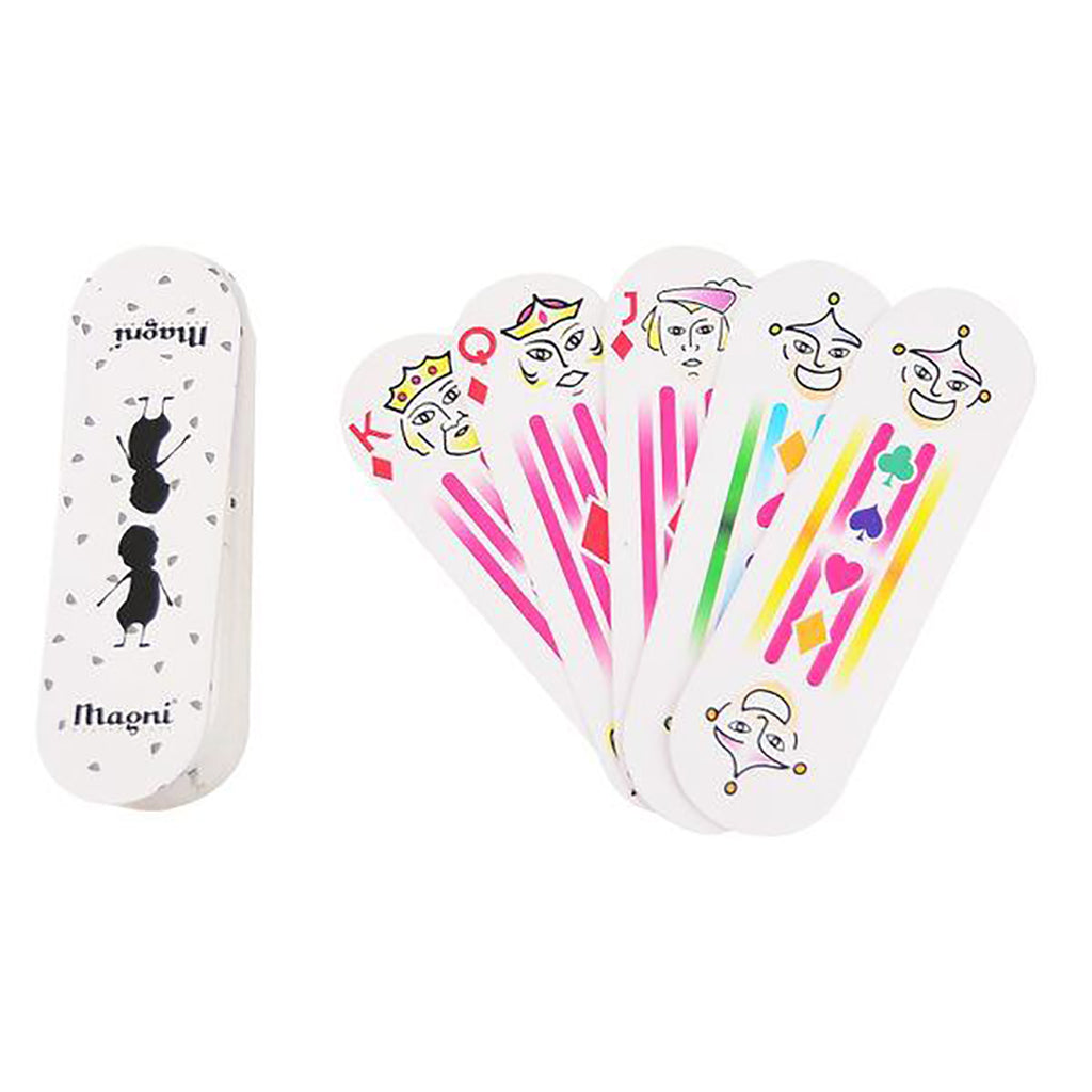 Magni spelkort i oval version