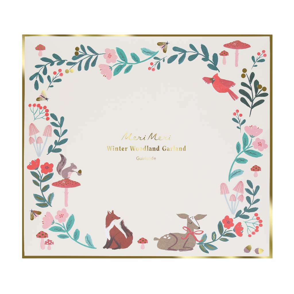 Meri Meri guirlande, Winter Woodland - Vinterskov