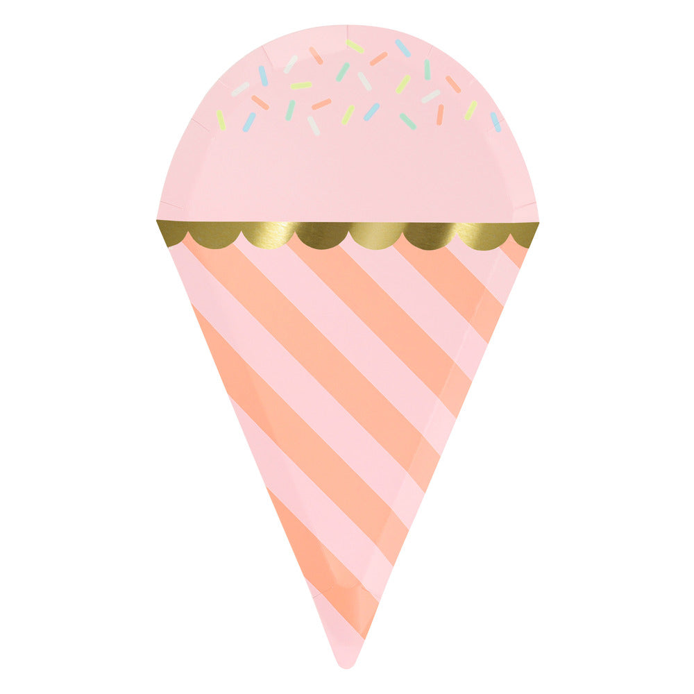 Meri Meri papptallrikar, Ice cream - 8 st.