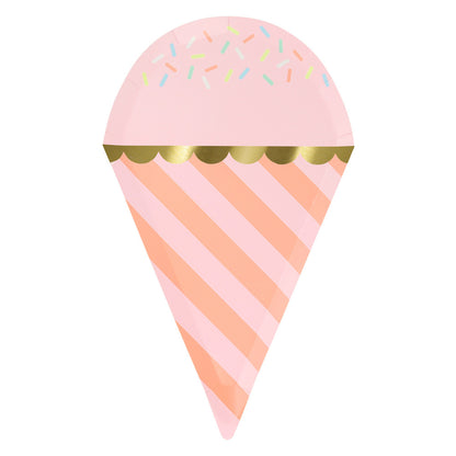 Meri Meri papptallrikar, Ice cream - 8 st.