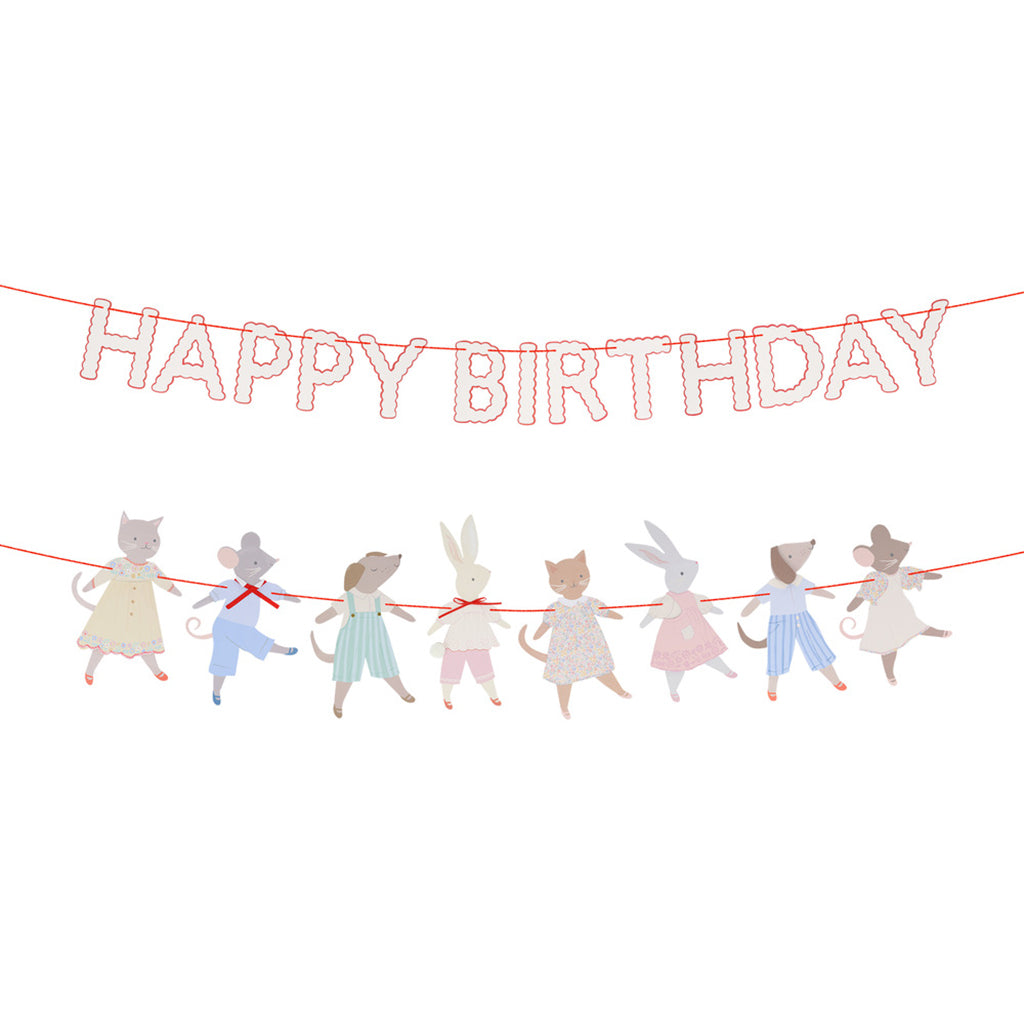 Meri Meri girlang, Animal friends - 1,8 m