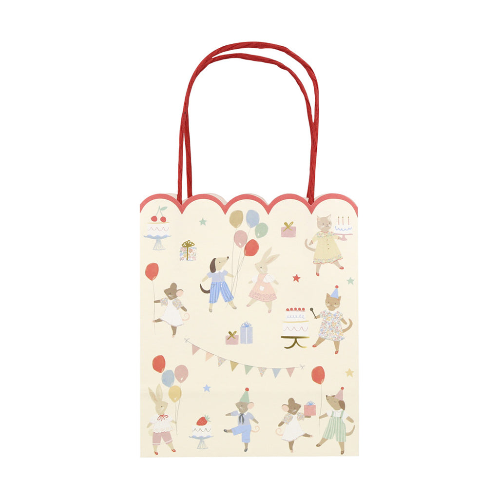 Meri Meri presentpåsar, Animal friends - 8 st.