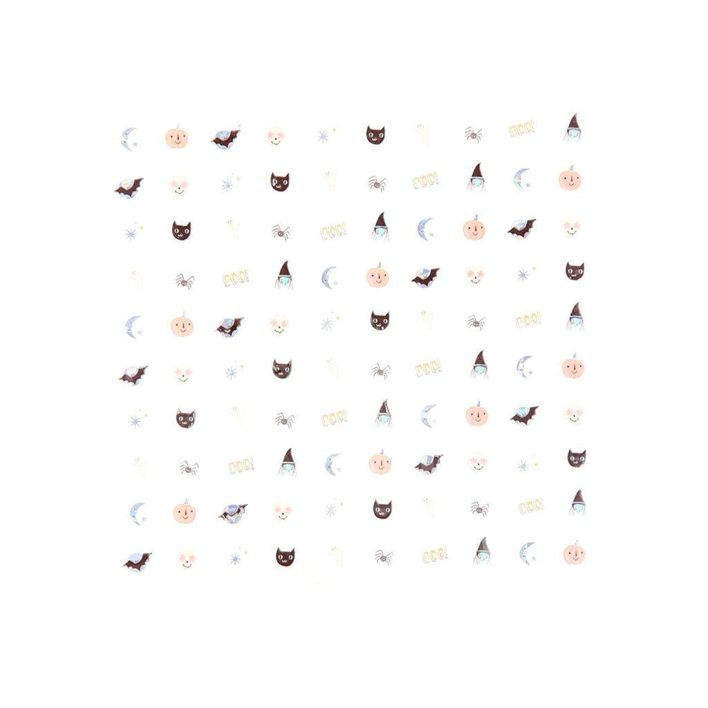 Meri Meri nagelklistermärken, Halloween – 200 st.