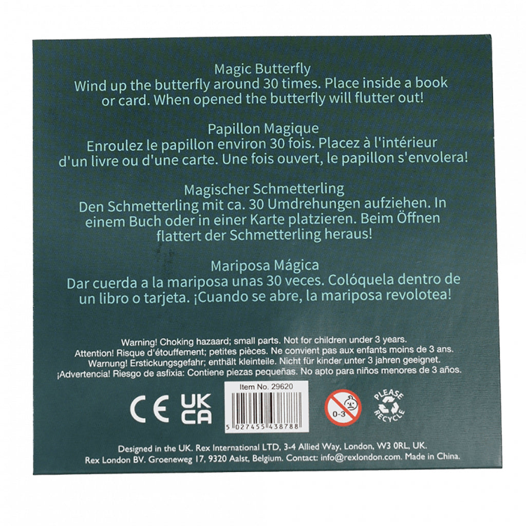 Rex London magisk fjäril, rosa