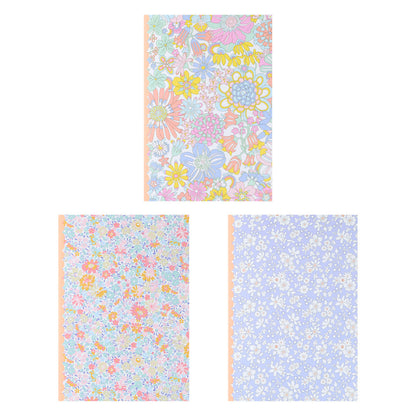 Meri Meri x Liberty anteckningsböcker, 3 st