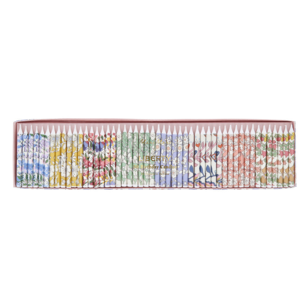 Meri Meri x Liberty mini ljus, 50 st.
