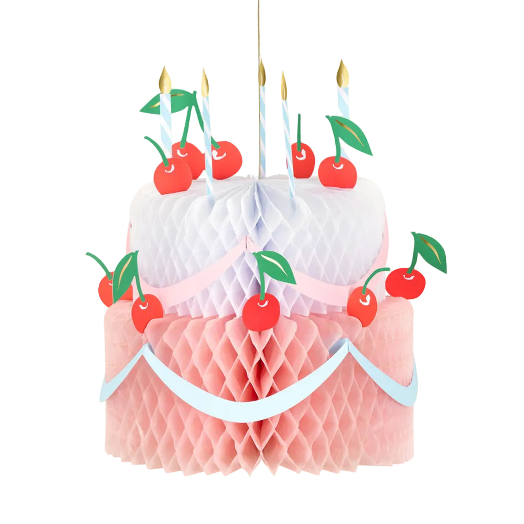 Meri Meri Honeycomb Birthday Cake Decoration