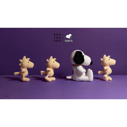Snoopy gosedjur, Quilted Jersey cream, 17 cm - Nuser gosedjur i presentask