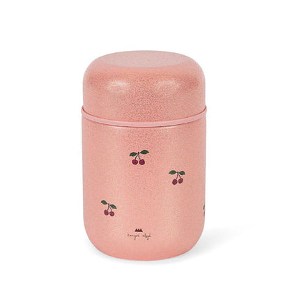 Konges Sløjd glitter termo matlåda, Cherry glitter