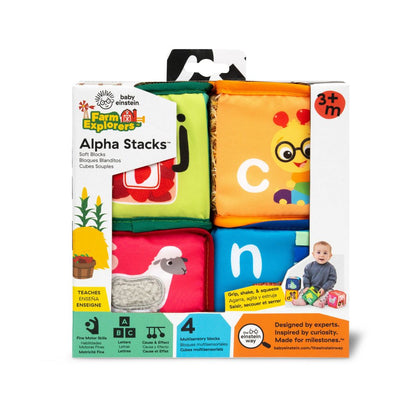 BABY Einstein Alpha Stacks™ mjuka aktivitetsklossar