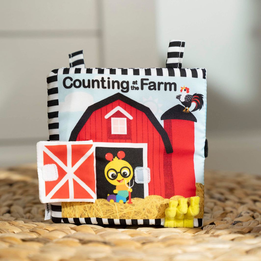 BABY Einstein Counting at the Farm™ mjuk aktivitets tygbok
