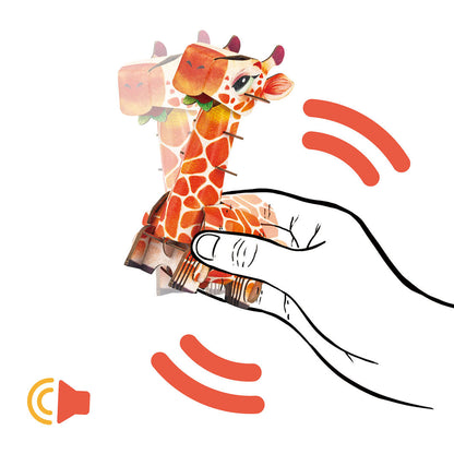 mierEdu - 3D pusselspel med ljud - Giraff