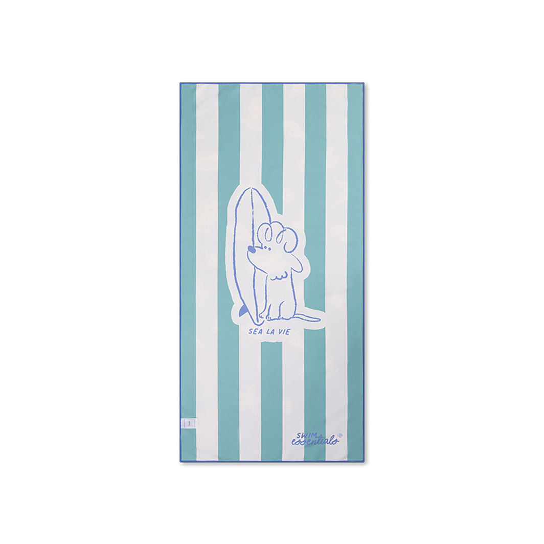 Swim Essentials, Strandhandduk 135 cm - Surf Dogs