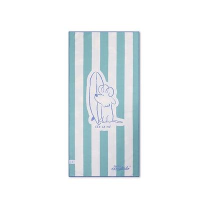 Swim Essentials, Strandhandduk 135 cm - Surf Dogs
