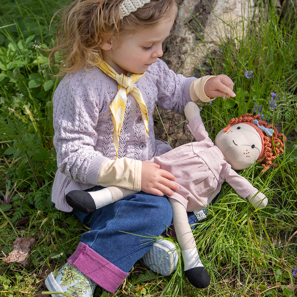 Sebra docka, tyg - Hanna