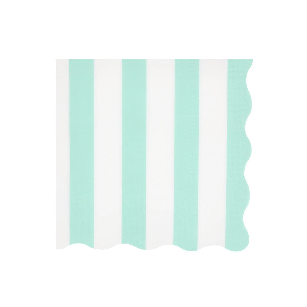 Meri Meri servetter, Beach Striped str. L - 16 st.