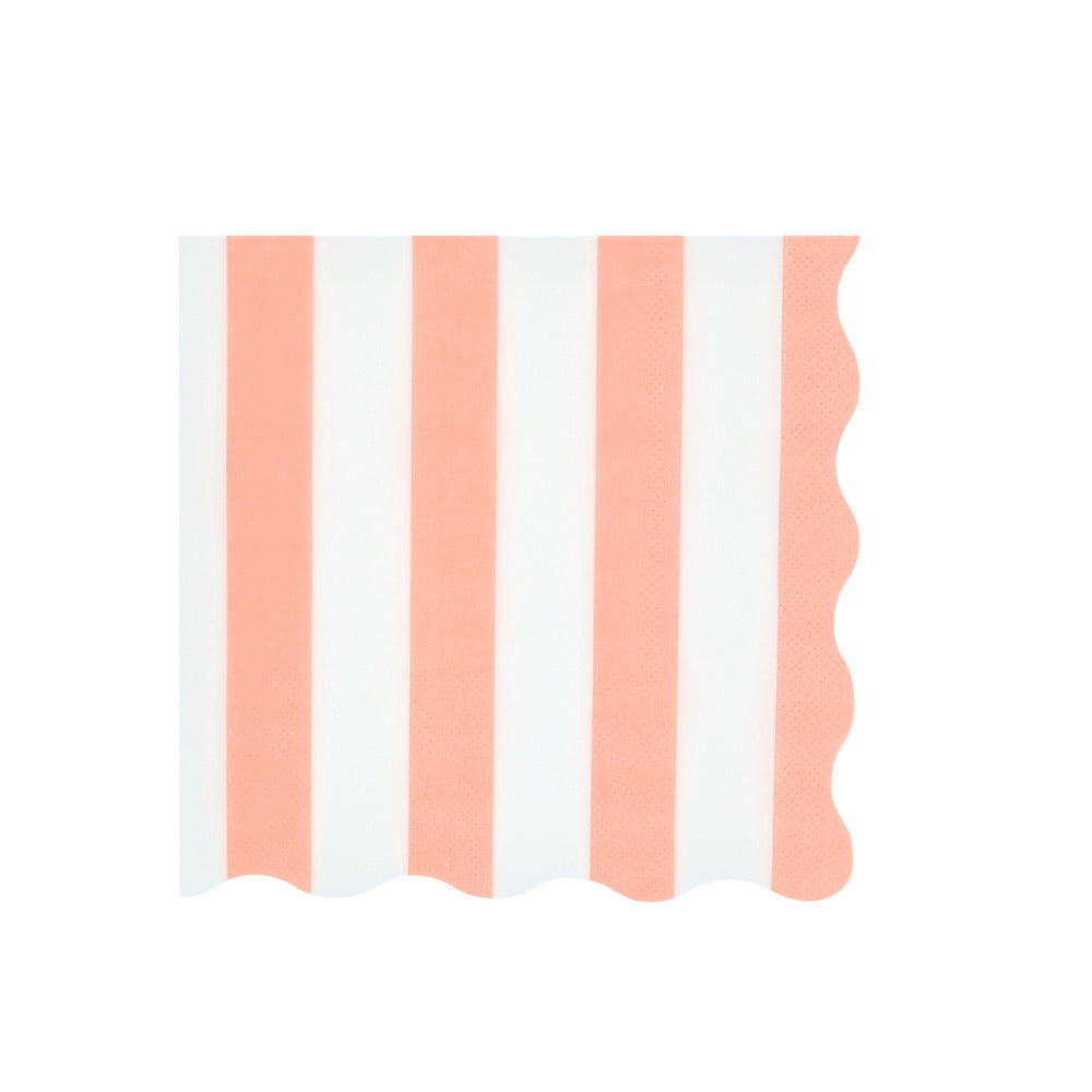 Meri Meri servetter, Beach Striped str. L - 16 st.