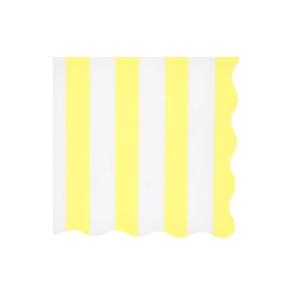 Meri Meri servetter, Beach Striped str. L - 16 st.