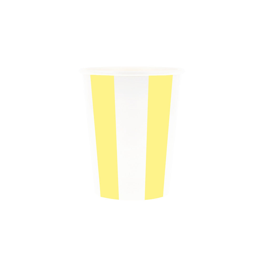 Meri Meri pappmuggar, Beach Striped - 8 st.