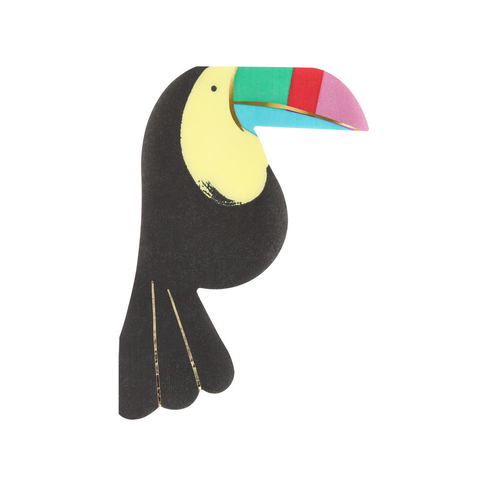 Meri Meri servetter, Toucan - 16 st.