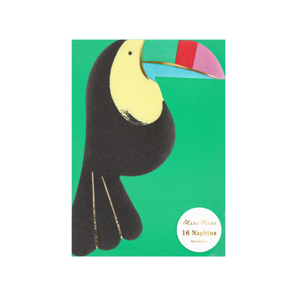 Meri Meri servetter, Toucan - 16 st.