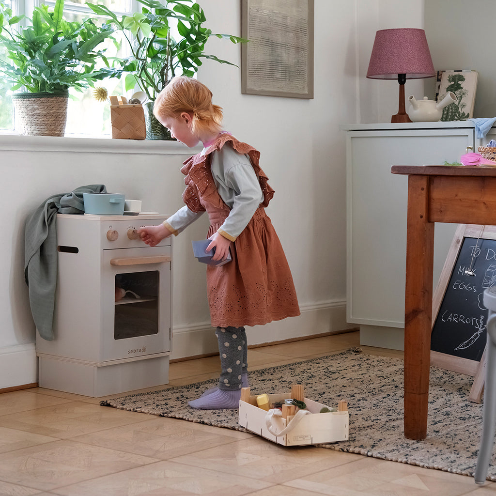 Sebra Kidchen spis i trä, Beige,