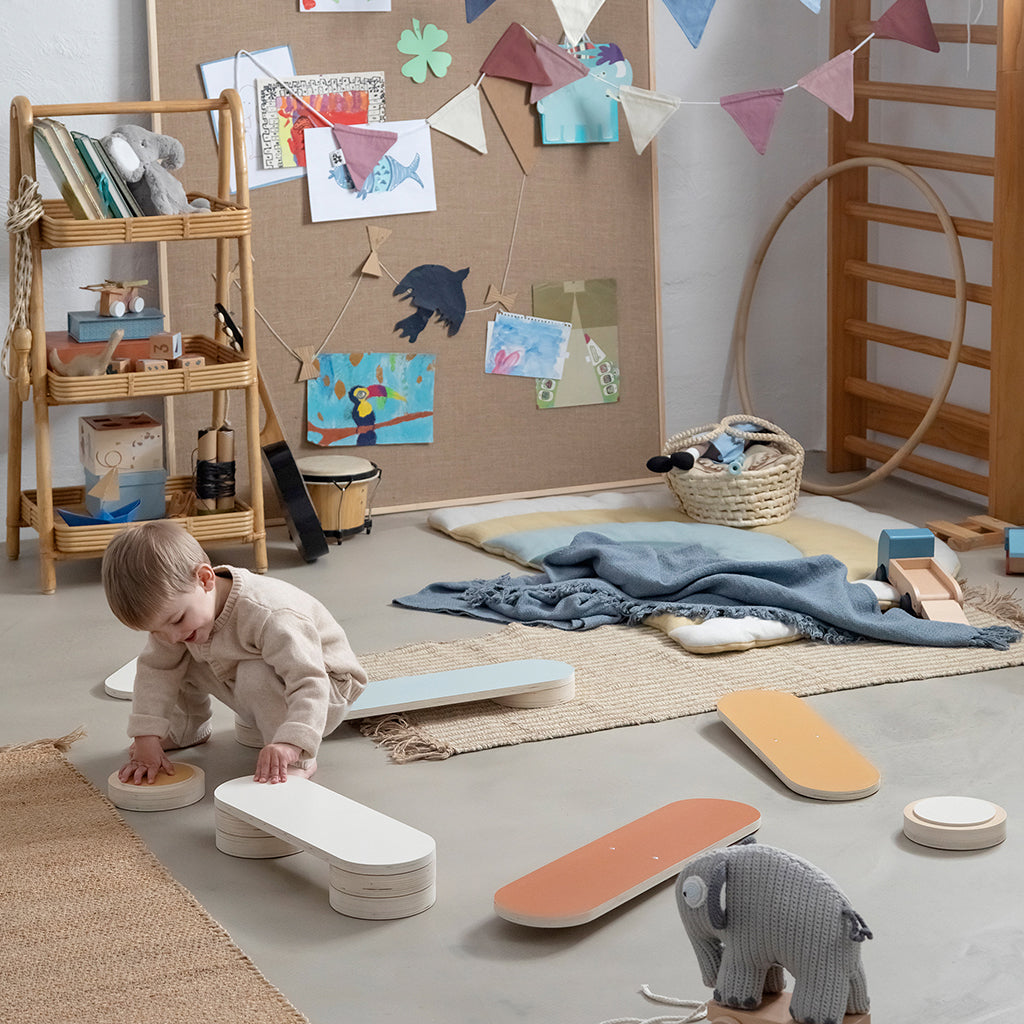 Sebra balansbana i trä, Woodland