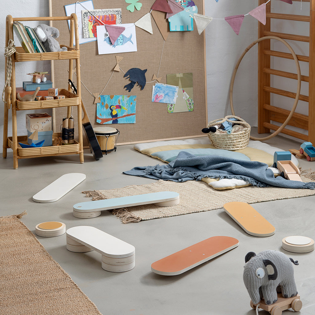 Sebra balansbana i trä, Woodland