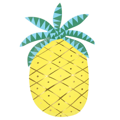 Meri Meri papptallrikar – Pineapple – 8 st.