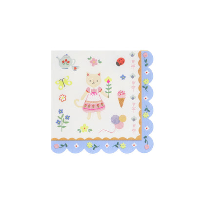 Meri Meri servetter, Kitten Club str. S - 16 st.